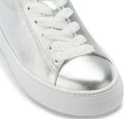 Sneaker|Schnürschuhe|Gabor Sneaker in Übergrößen Silber
