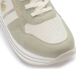 Sneaker|Schnürschuhe|Remonte Sneaker in Übergrößen Grün