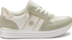 Sneaker|Schnürschuhe|Remonte Sneaker in Übergrößen Grün