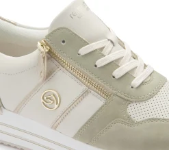 Sneaker|Schnürschuhe|Remonte Sneaker in Übergrößen Grün