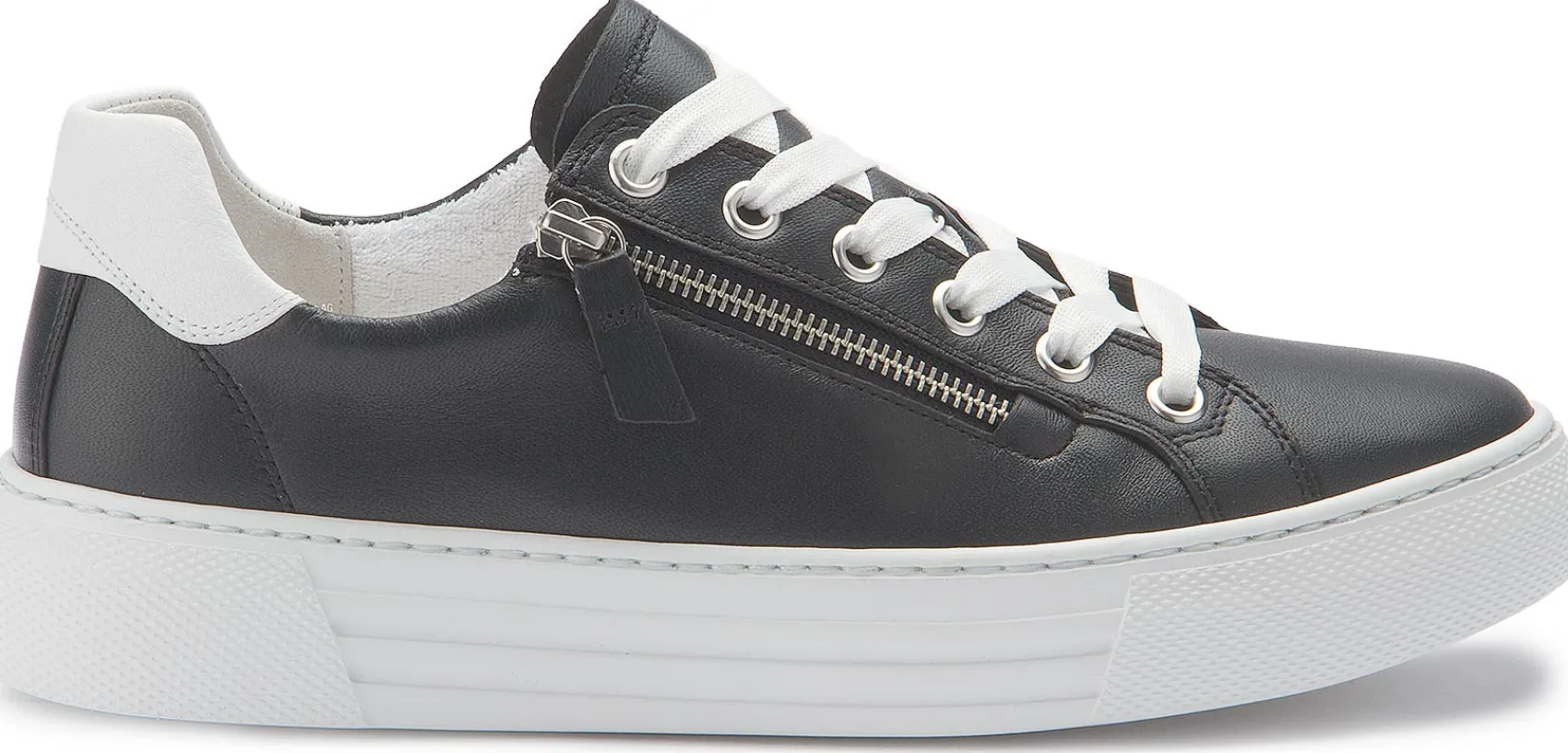 Sneaker|Schnürschuhe|Gabor Sneaker in Übergrößen Blau
