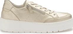 Sneaker|Schnürschuhe|Gabor Sneaker in Übergrößen Gold