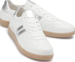 Sneaker|Schnürschuhe|Gabor Sneaker in Übergrößen Weiß