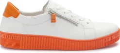 Sneaker|Schnürschuhe|Gabor Sneaker in Übergrößen Weiß
