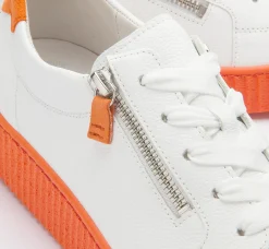 Sneaker|Schnürschuhe|Gabor Sneaker in Übergrößen Weiß