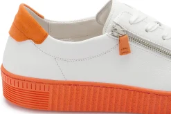 Sneaker|Schnürschuhe|Gabor Sneaker in Übergrößen Weiß