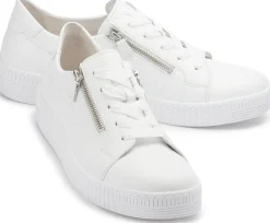 Sneaker|Schnürschuhe|Gabor Sneaker in Übergrößen Weiß