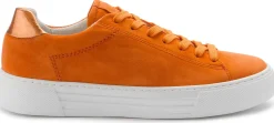 Sneaker|Schnürschuhe|Gabor Sneaker in Übergrößen Orange