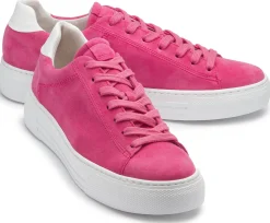Sneaker|Schnürschuhe|Gabor Sneaker in Übergrößen Pink