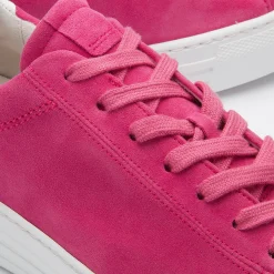 Sneaker|Schnürschuhe|Gabor Sneaker in Übergrößen Pink