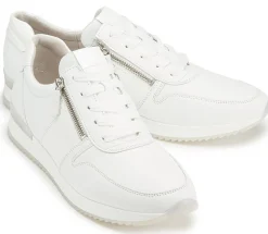 Sneaker|Schnürschuhe|Gabor Sneaker in Übergrößen Weiß