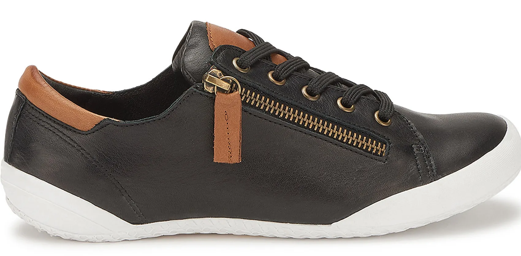 Sneaker|Schnürschuhe|Horsch Schuhe Sneaker in Übergrößen Schwarz