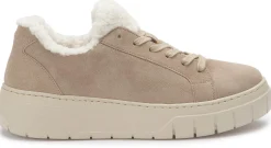 Sneaker|Schnürschuhe|Gabor Sneaker in Übergrößen Beige