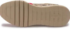 Sneaker|Schnürschuhe|Gabor Sneaker in Übergrößen Beige