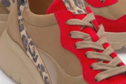 Sneaker|Schnürschuhe|Gabor Sneaker in Übergrößen Beige