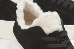 Sneaker|Schnürschuhe|Gabor Sneaker in Übergrößen Schwarz