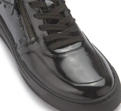 Sneaker|Schnürschuhe|Gabor Sneaker in Übergrößen Schwarz