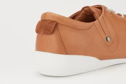 Sneaker|Schnürschuhe|Horsch Schuhe Sneaker in Übergrößen Braun