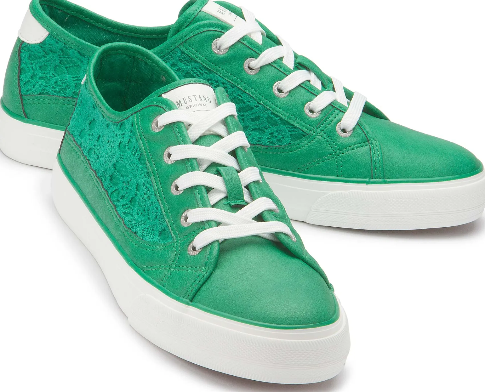 Sneaker|Schnürschuhe|Mustang Damen Sneaker in Übergrößen