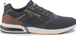 Schnürschuhe|Dockers Sneaker in Übergrößen Blau