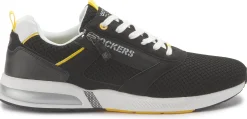 Schnürschuhe|Dockers Sneaker in Übergrößen Schwarz