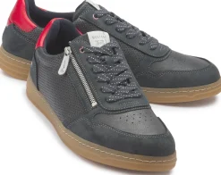 Sneaker|Schnürschuhe|Mustang Herren Sneaker in Übergrößen Blau