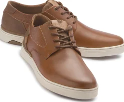 Sneaker|Schnürschuhe|Bulboxer Sneaker in Übergrößen Cognac