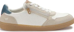 Sneaker|Schnürschuhe|Mustang Herren Sneaker in Übergrößen Weiß