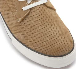 Sneaker|Schnürschuhe|Mustang Herren Sneaker in Übergrößen Braun