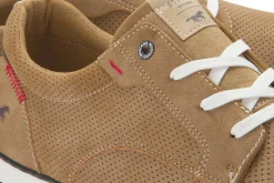Sneaker|Schnürschuhe|Mustang Herren Sneaker in Übergrößen Braun