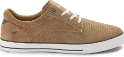 Sneaker|Schnürschuhe|Mustang Herren Sneaker in Übergrößen Braun