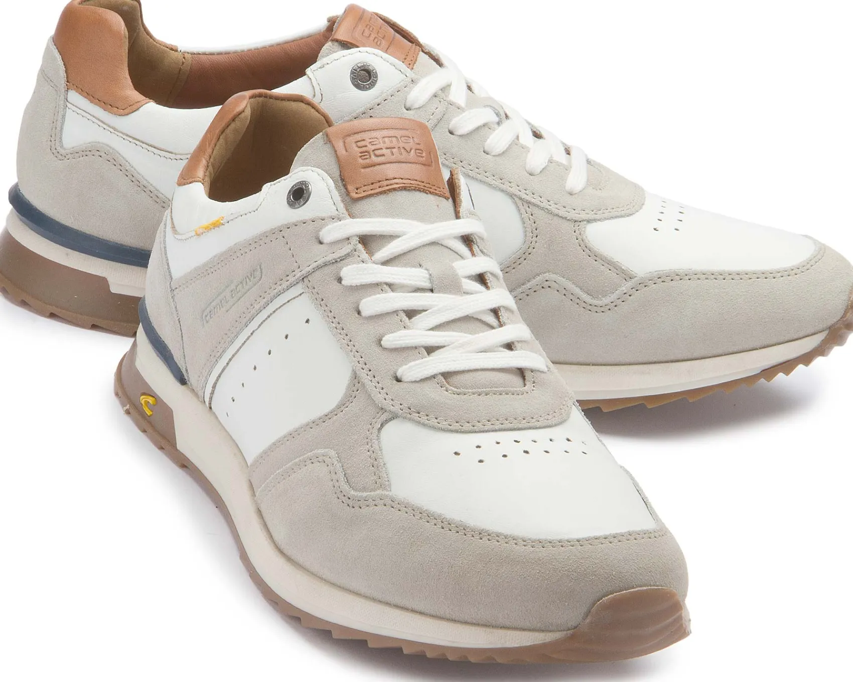 Sneaker|Schnürschuhe|Camel Active Sneaker in Übergrößen Weiß