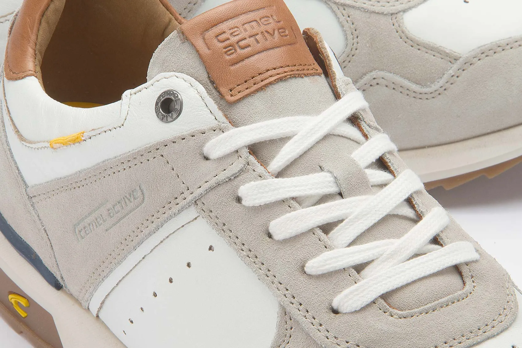 Sneaker|Schnürschuhe|Camel Active Sneaker in Übergrößen Weiß