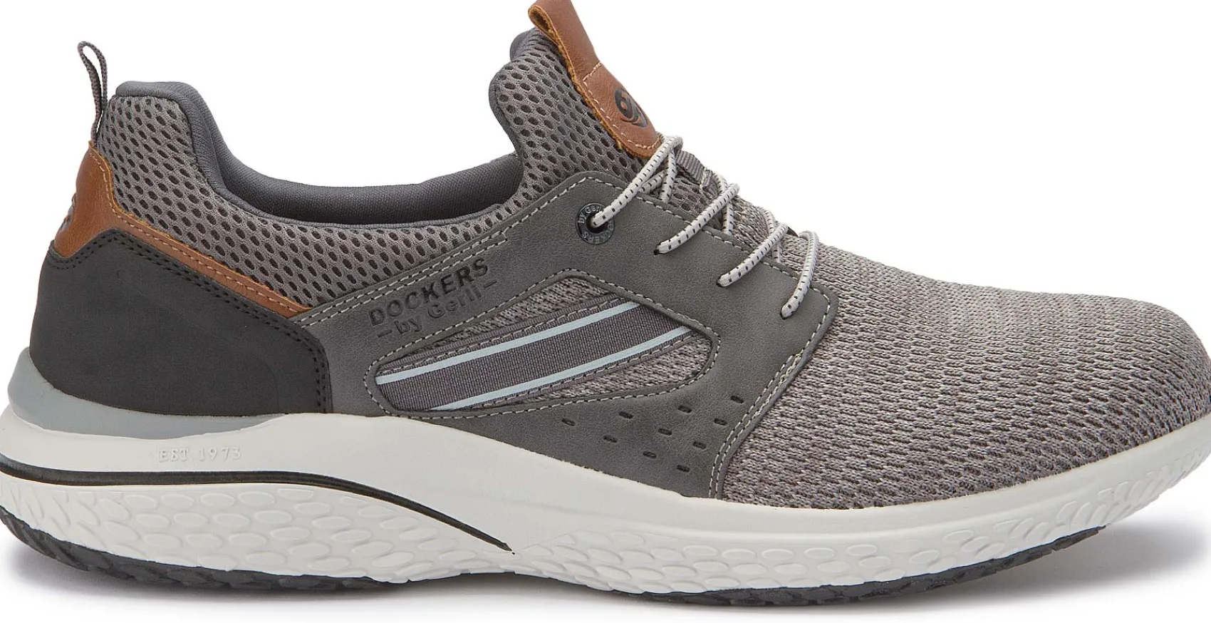 Sneaker|Schnürschuhe|Dockers Sneaker in Übergrößen Grau