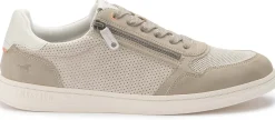 Sneaker|Schnürschuhe|Mustang Herren Sneaker in Übergrößen Beige