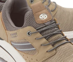 Sneaker|Schnürschuhe|Dockers Sneaker in Übergrößen Beige