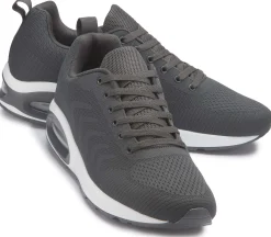 Sneaker|Schnürschuhe|Fitters Herren Sneaker in Übergrößen Grau