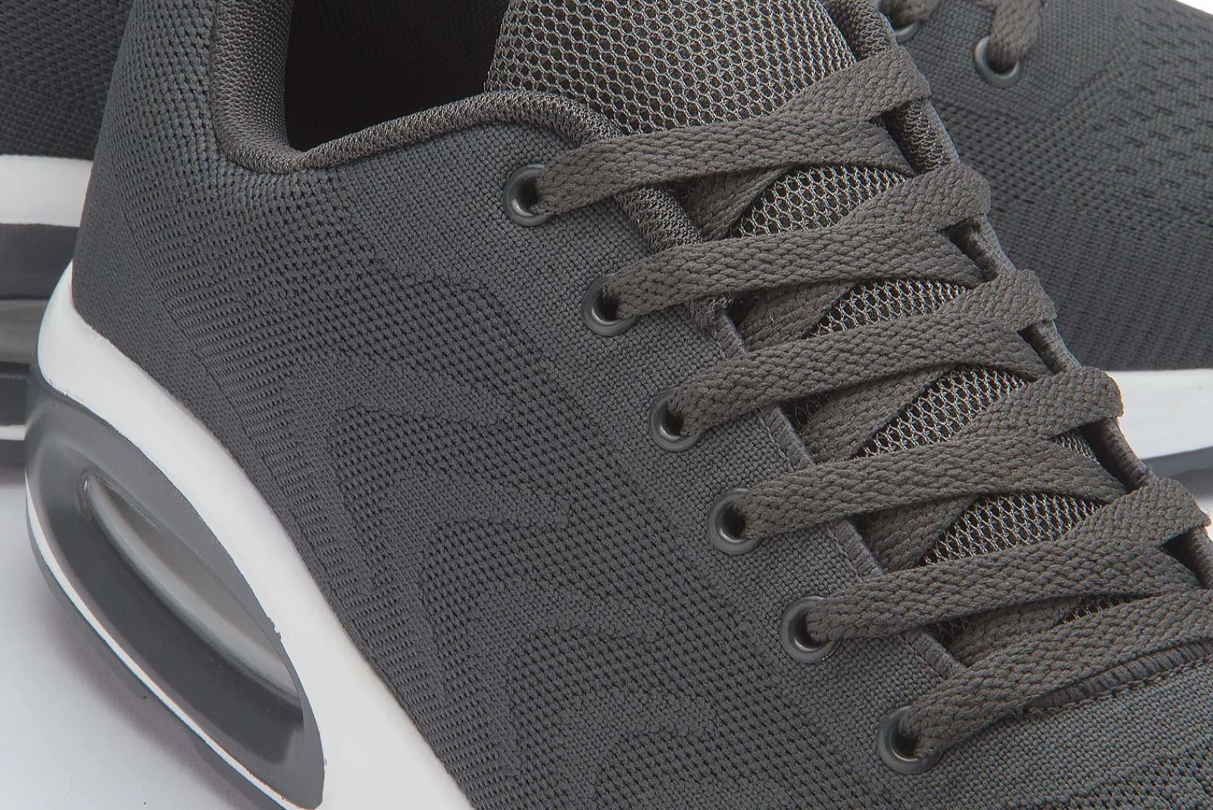 Sneaker|Schnürschuhe|Fitters Herren Sneaker in Übergrößen Grau