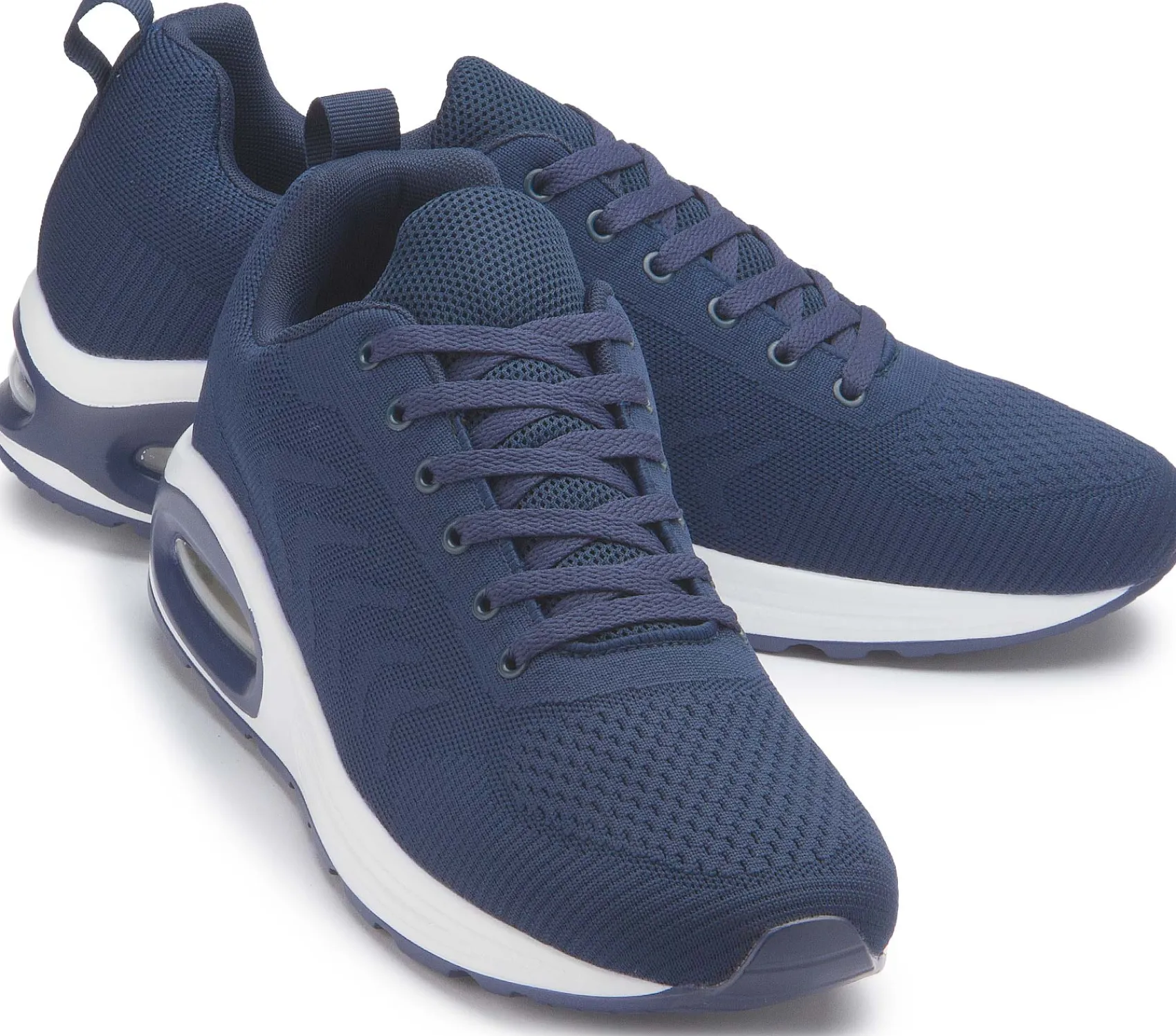 Sneaker|Schnürschuhe|Fitters Herren Sneaker in Übergrößen Blau