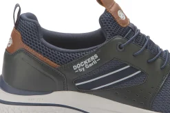 Sneaker|Schnürschuhe|Dockers Sneaker in Übergrößen Blau