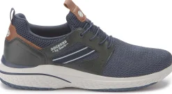 Sneaker|Schnürschuhe|Dockers Sneaker in Übergrößen Blau