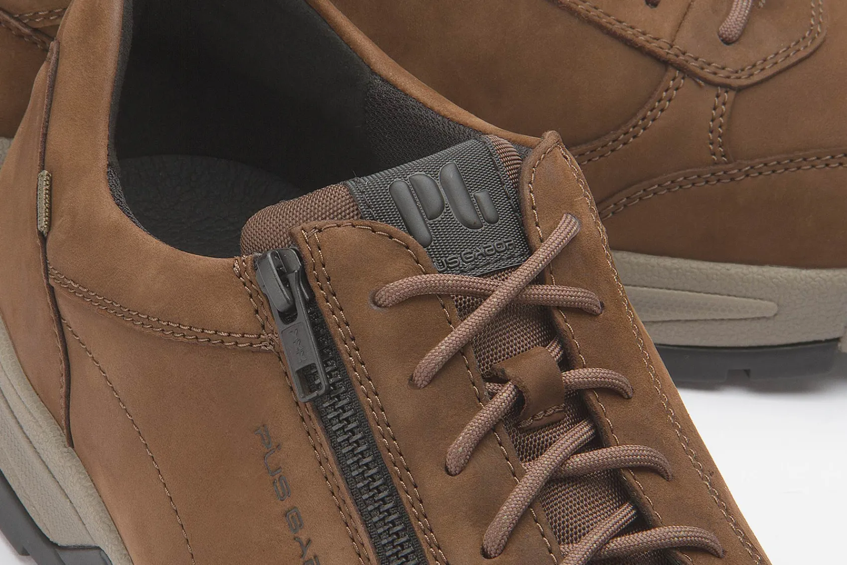 Sneaker|Schnürschuhe|Pius Gabor Sneaker in Übergrößen Braun