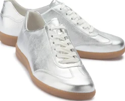 Sneaker|Schnürschuhe|Semer Sneaker in Untergrößen Silber