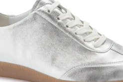Sneaker|Schnürschuhe|Semer Sneaker in Untergrößen Silber