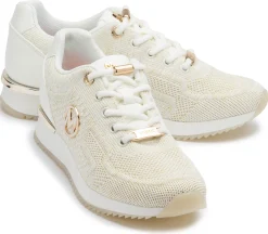 Sneaker|Schnürschuhe|Mexx Sneaker in Untergrößen Beige