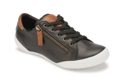 Sneaker|Schnürschuhe|Horsch Schuhe Sneaker in Untergrößen Schwarz