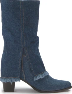 Stiefel|Horsch Schuhe Stiefel in Übergrößen Blau