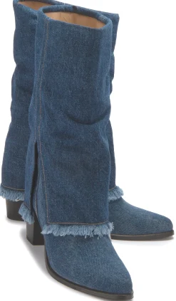 Stiefel|Horsch Schuhe Stiefel in Übergrößen Blau