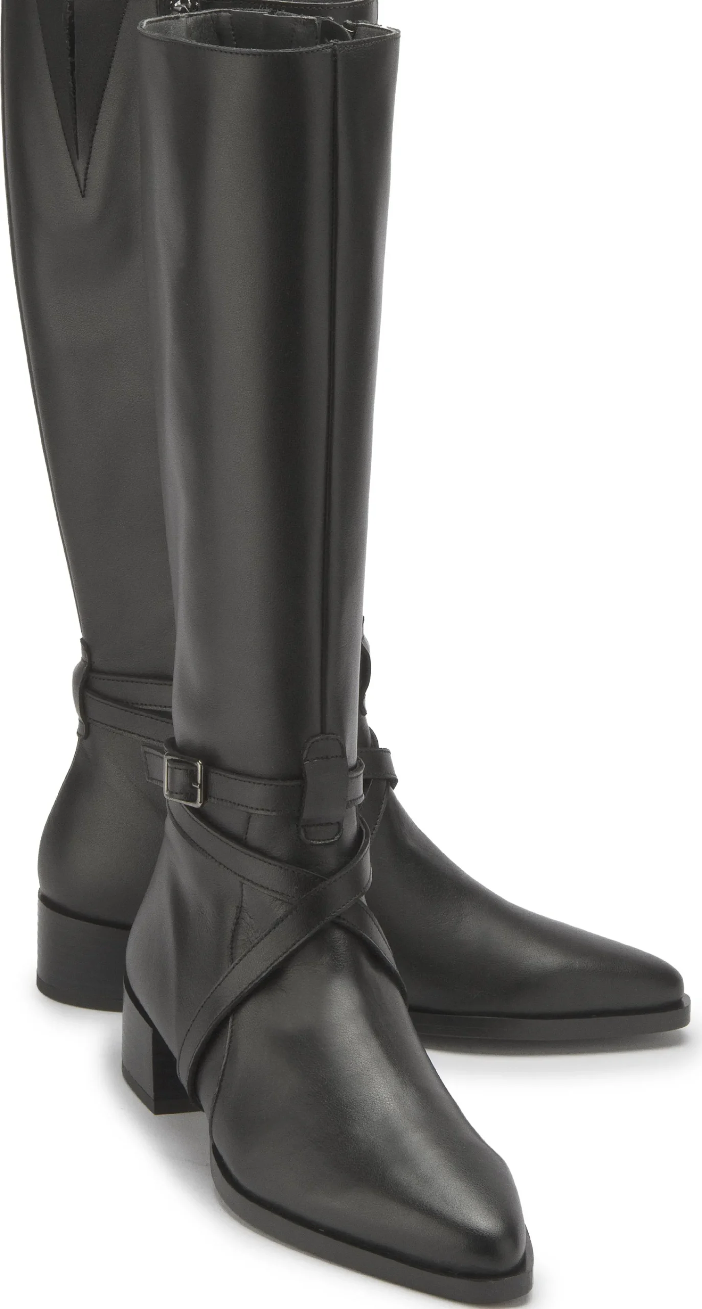 Stiefel|Horsch Schuhe Stiefel in Übergrößen Schwarz
