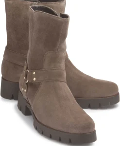 Stiefeletten|Boots|Gabor Stiefelette in Übergrößen Braun